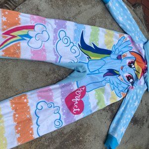 🌈My Little Pony 1Pc WithHood Rainbow Dash onesie